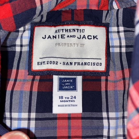 Janie and jack canvas hooded toggle coat 18/24m - Picture 6 of 10